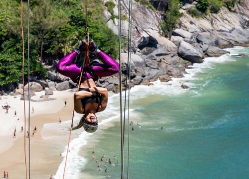 Rapel e Pêndulo na Pedra da Tartaruga