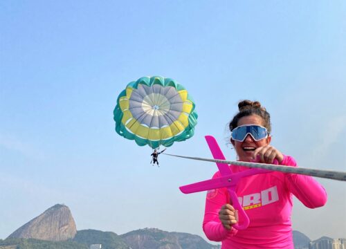 Voo de Parasail na Baía de Guanabara