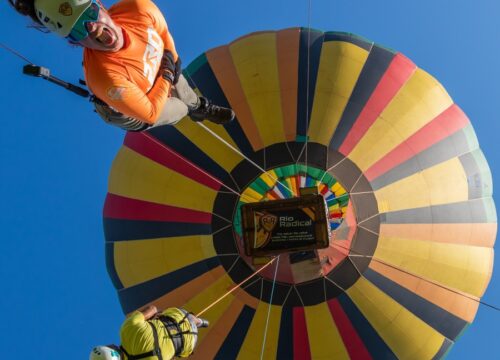 Voo e Rapel no Balão